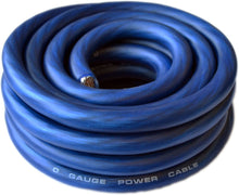 Load image into Gallery viewer, MK Audio 1/0 Gauge Blue 25ft Power/Ground Wire True Spec and Soft Touch Cable