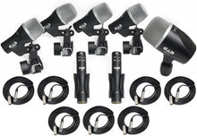 Load image into Gallery viewer, CAD Audio Stage7 Drum Mics with 7 20&#39; XLR Cables