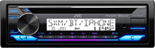 Load image into Gallery viewer, JVC KD-T92MBS Marine Rated Car Stereo with Bluetooth, Front USB, AUX, Amazon Alexa, SirusXM Radio Ready, Hi-Power Amplifier, High Contrast Screen