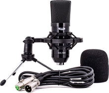 Load image into Gallery viewer, CAD Audio GXL1800 Large Format Side Address Condenser Microphone- Perfect for Studio, Podcasting &amp; Streaming, Black