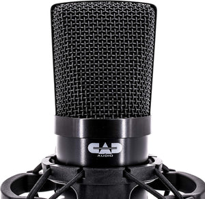 CAD Audio GXL1800 Large Format Side Address Condenser Microphone- Perfect for Studio, Podcasting & Streaming, Black