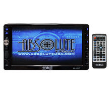 Load image into Gallery viewer, Absolute DD-4000 7&quot; Double Din DVD CD MP3 USB with 6.5&quot; Speaker