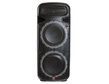 Load image into Gallery viewer, 2 MR DJ PBX6300BAT Dual 15-Inch 4500-Watt Max Power 3 Way PA DJ Party Speaker