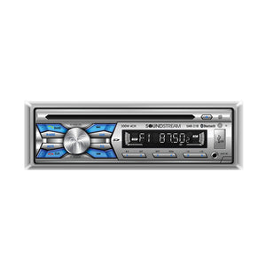 Soundstream SMR-21B Marine Grade Water-Resistant Single DIN CD Player w/ USB Playback & Bluetooth