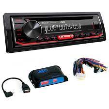 JVC KD-T720BT Single-DIN In-Dash CD Bluetooth Alexa with PAC SWI-CP5 Steering Wheel Interface