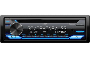 JVC KD-T720BT Single-DIN In-Dash CD Bluetooth Alexa with PAC SWI-CP5 Steering Wheel Interface