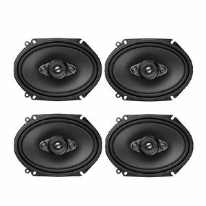 2 Pair Pioneer TS-A6880F 6"x8" Speaker<br/>4-Way Coaxial 350Watts A Series Car Audio Speaker