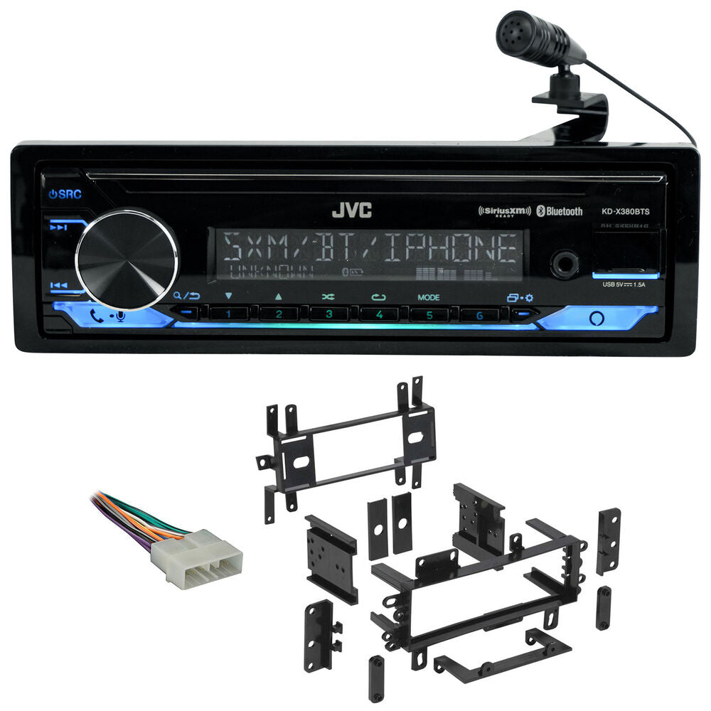 JVC KD-X380BTS Bluetooth Receiver Stereo XM Ready Fits 87-95 JEEP WRANGLER YJ