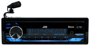 JVC KD-T720BT Single-DIN In-Dash CD Bluetooth Alexa with PAC SWI-CP5 Steering Wheel Interface