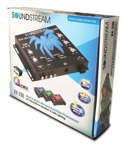 Soundstream BX-23Q Digital Bass Reconstruction Processor w/ 3-Band Bass Equalizer & LED Lighting